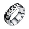 thumbnail image 1 of Butterfly Ring Simple And Stylish Wild Temperament Tail Ring SteelThe Best Gift for A Loved One, 1 of 1