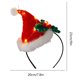 thumbnail image 3 of Ganfancp Kit de Material para Tocados Luminosos de Navidad Paquete de Material para Tocados de Cinta para El Pelo Accesorios para Fiestas y Bailes Kit de Material Diy Retorcido para Sombreros de Navi, 3 of 6