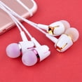 thumbnail image 2 of Earbuds E18 In-ear 3.5mm Calling Earphone Wired Portable Sports Headphone with Microphone, Gold, 2 of 9