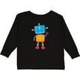 thumbnail image 3 of Inktastic Cute Robot, Colorful Robot, Funny Robot, Robotics Boys or Girls Long Sleeve Toddler T-Shirt, 3 of 5