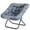 Gray, variant on LIFERECORD Oversized Faux Fur Folding Chair - Plush Lounge Chair for Adults, Large Foldable Reading Chair for Bedroom, Dorm & Living Room, White
