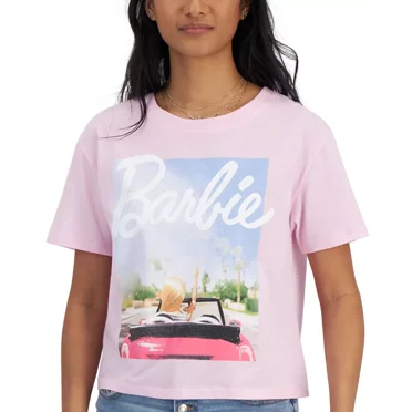 Love Tribe Juniors' Barbie Cruising Graphic T-Shirt S