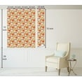 thumbnail image 5 of Ambesonne Skull Peel & Stick Wallpaper for Home, Head Bones with Exotic Flower, 13"x72", Burnt Orange Beige Tan, 5 of 5