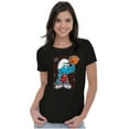 thumbnail image 3 of The Smurfs Athlete Basketball Player Women's T Shirt Ladies Tee Brisco Brands S, 3 of 5