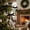 Black, variant on Trovenix 12 Pack Christmas Vintage Double Ear Velvet Bow Hanging Ornaments Set For Xmas Tree Holiday House Party Decoration