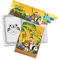 thumbnail image 4 of ArtCreativity Zoo Animal Mini Coloring Books with Crayons - 12 Sets, 20 Pages Each for Kids Ages 3+, 4 of 7