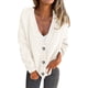 thumbnail image 1 of Cardigan Oversized de Punto Grueso PRETTYGARDEN Blanco Talla L, 1 of 7