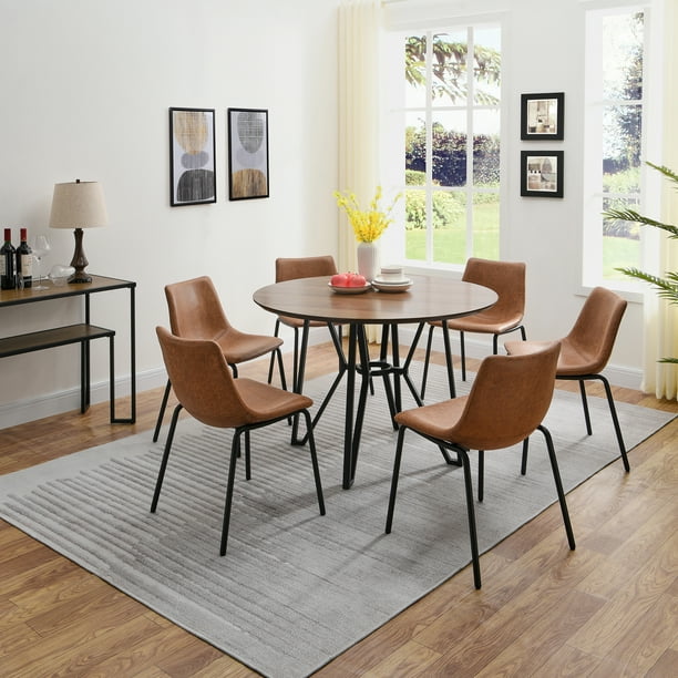 Eccomum Dining Table 42 Com, Dining Room Table Size Based On Weight