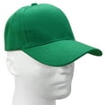 thumbnail image 5 of Plain Baseball Dad Cap Adjustable Size for Outdoor Activities Kelly Green, 5 of 6