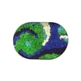 thumbnail image 2 of Carpet Green Bath Rug Super Absorbent Rubber Backing Non Slip Washable Bathroom Floor Mat(1-Piece) Rkxzt, 2 of 8