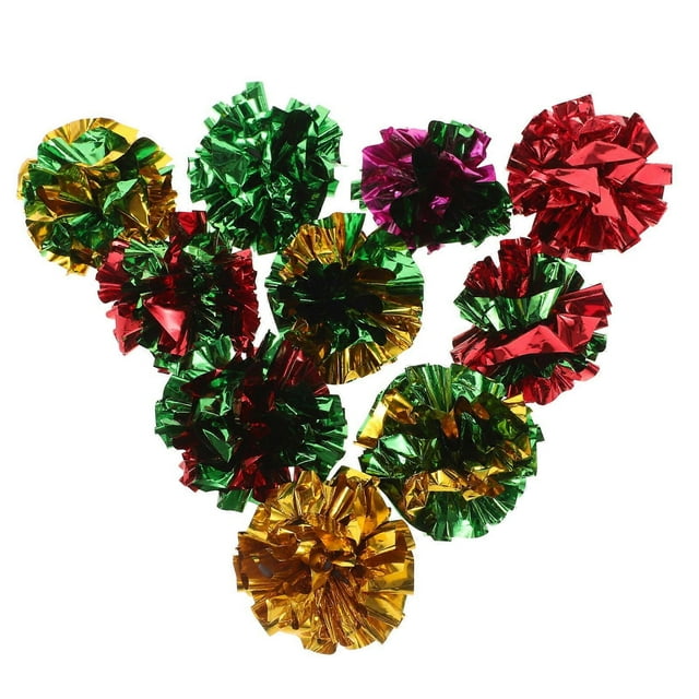 Crinkle Balls for Toys Balls for Exercise 10Pcs Random Color Pack