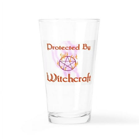 

CafePress - Protected By Witchcraft - Pint Glass Drinking Glass 16 oz. CafePress