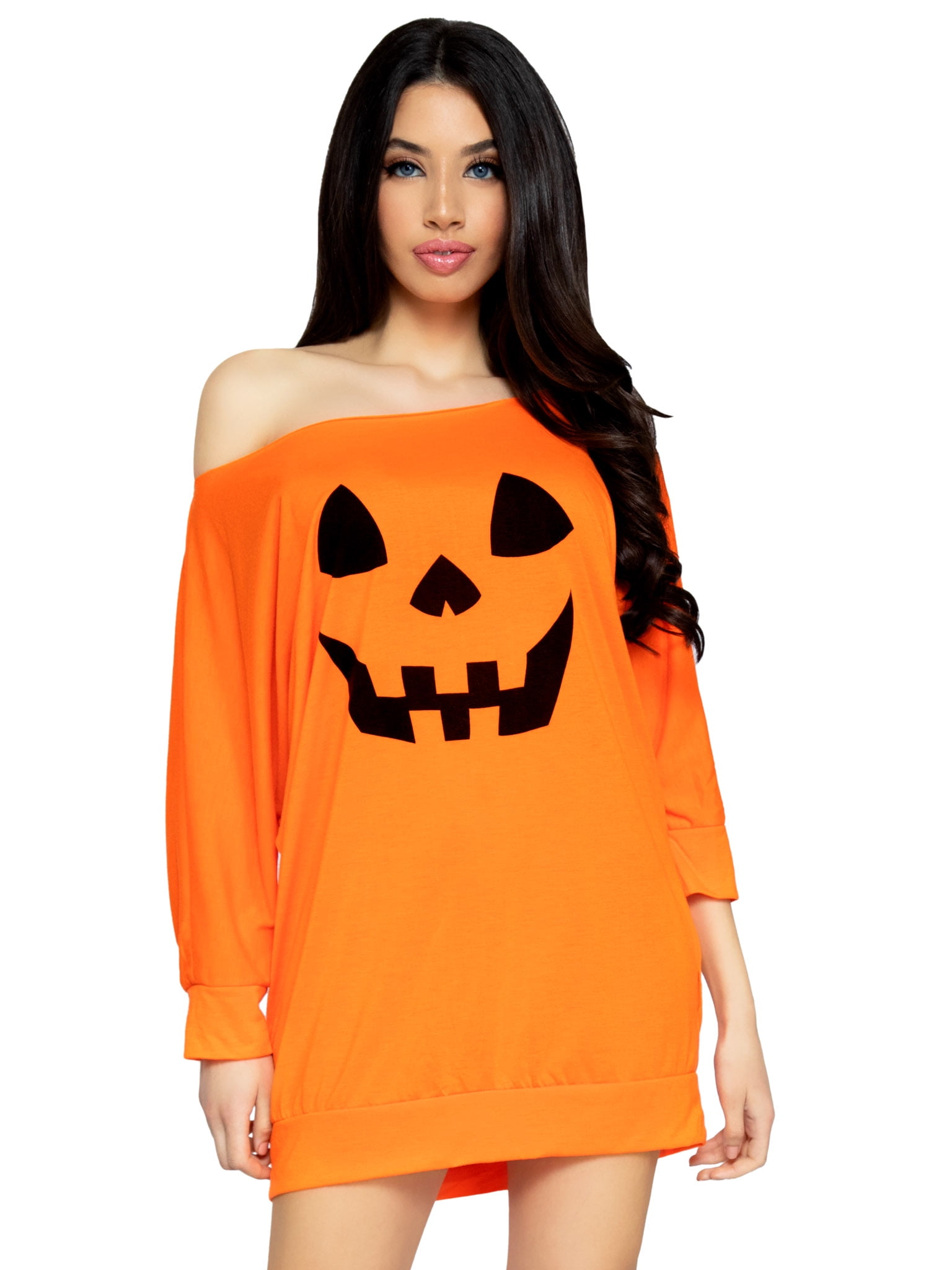 Halloween Costume Womens Nightshirt Pumpkin Face