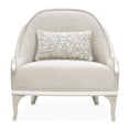 thumbnail image 2 of Michael Amini La Marisia Chenille Accent Chair in Tranquil/Light Champagne, 2 of 15