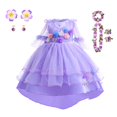 thumbnail image 1 of Disney Encanto Isabella niñas disfraz princesa vestido conjunto encanto niña Cosplay Mirabel carnaval cumpleaños fiesta Halloween ropa 4T 110CM Gao Jinjia LED, 1 of 2