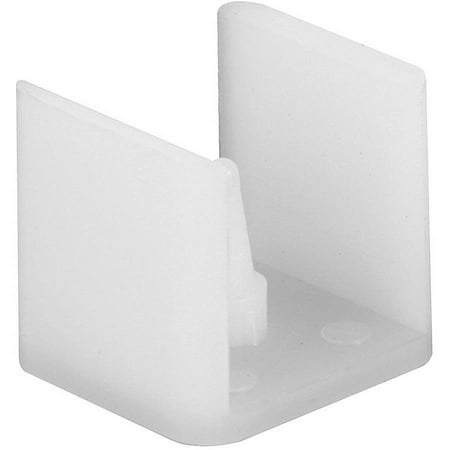 Prime-Line M 6061 Sliding Shower Door Bottom Guide,(Pack of