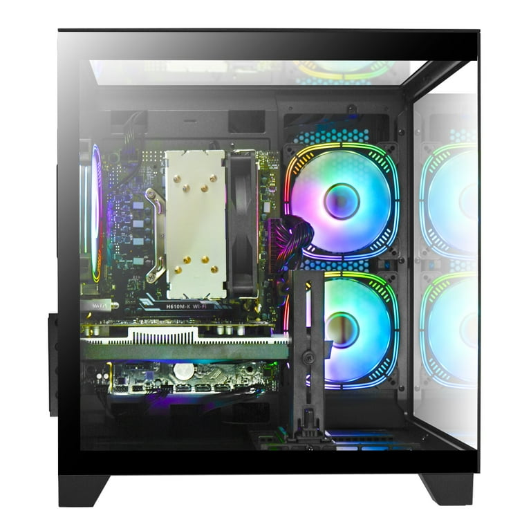 WIWB Gaming PC Desktop, Ryzen 7 5700X, 16GB DDR4, RTX 5060 8GB