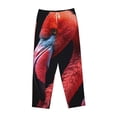 thumbnail image 6 of Fotbe Closeup Red Flamingo Portrait Women's Pajama Pants,Sleepwear Pants,Pj Bottoms Drawstring And Pockets-XX-Large, 6 of 7