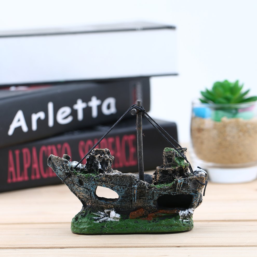 Pirate Ships In Aquariums Aquarium Landscape Decoration Aquarium