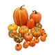 thumbnail image 1 of 16 calabazas artificiales de espuma para manualidades, calabazas decorativas para decoración de otoño, calabazas de simulación para las vacaciones de, 1 of 9