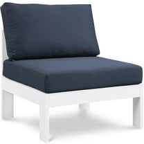 Meridian Furniture Nizuc Navy Outdoor Patio Armless Chair