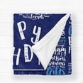 thumbnail image 7 of 100th Birthday Gifts for Men, Happy 100th Birthday Gift Blanket,Blankets, Best Gifts for 100th Birthday Decorations, 100 Years Old Birthday Gift for Parents Husband Grandfather, Navy(30"x40"), 7 of 7