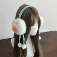 thumbnail image 3 of RUISINERY Novelty Plush EarMuffs for Women and Kids Ear Warmer Funny Eyes Lips Furry Headband for Christmas New Year Gifts, 3 of 9
