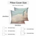 thumbnail image 3 of Waterproof Throw Pillow Covers Set of 2, 26x26 Inch Vintage Cloudy Sky Decorative Pillowcases Outdoor Pillow Slip Cushion Covers Set for Couch Tent Retro Rustic Clouds Scenery, 3 of 7