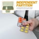 thumbnail image 3 of Greenadscape Organizador De Medicina Verde Resistente De PP Para Uso Diario Y Viajes Con Múltiples Compartimentos, 3 of 6
