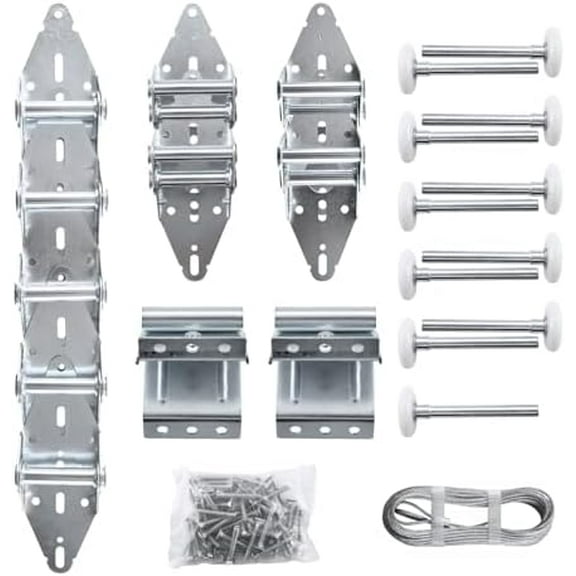 Garage Door Hinge & Roller Tune Up Kit Garage Door Hardware Kit for 16 x 7 or 18 x 7 Door