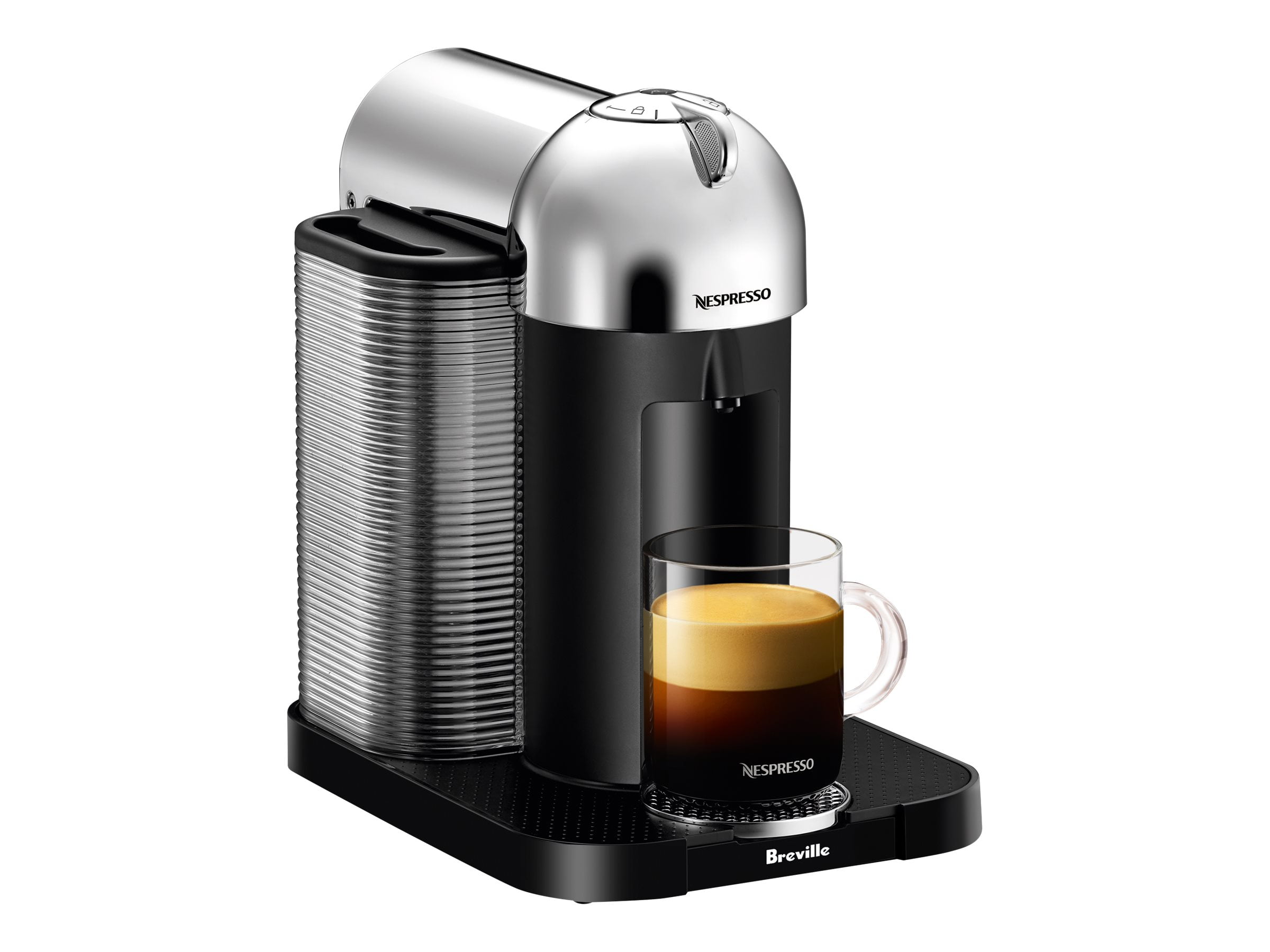 Breville Nespresso Vertuo BNV220CRO1BUC1 - Coffee machine - chrome