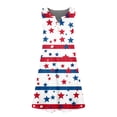 thumbnail image 6 of 4th Of July Sleeveless Dresses for Girl Flowy Summer Spring Break Sundresses T-shirt Dress, 6 of 6