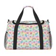 thumbnail image 1 of Balery Cute Unicorn Bolsa de Gimnasio para Mujeres, Bolsa de Viaje con Bolsillo Húmedo, Bolsa de Fin de Semana para Mujeres, Bolsa de Viaje Resistente al Agua, 1 of 7