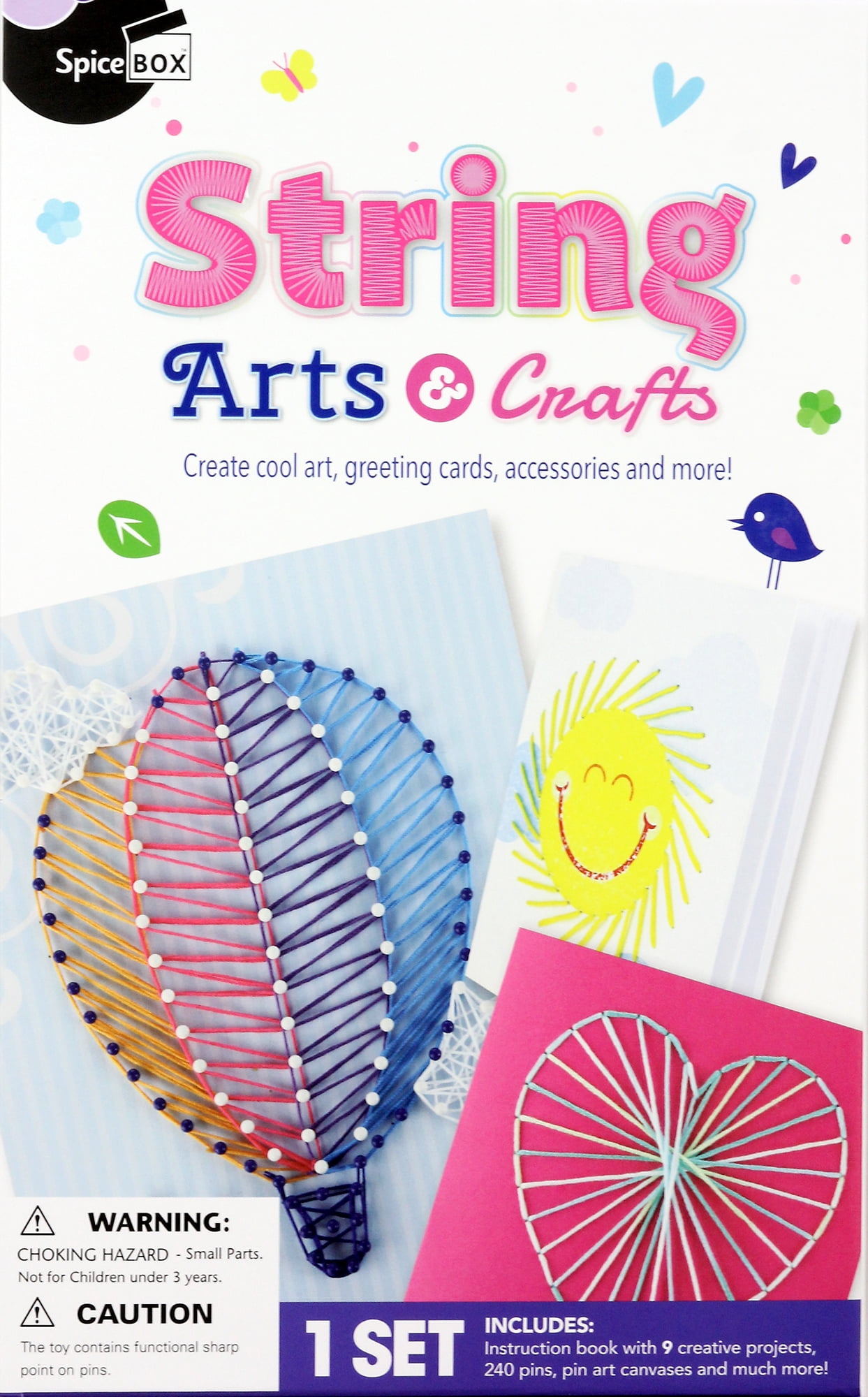 SpiceBox Children's Activity Kits Play Box String Arts & Crafts