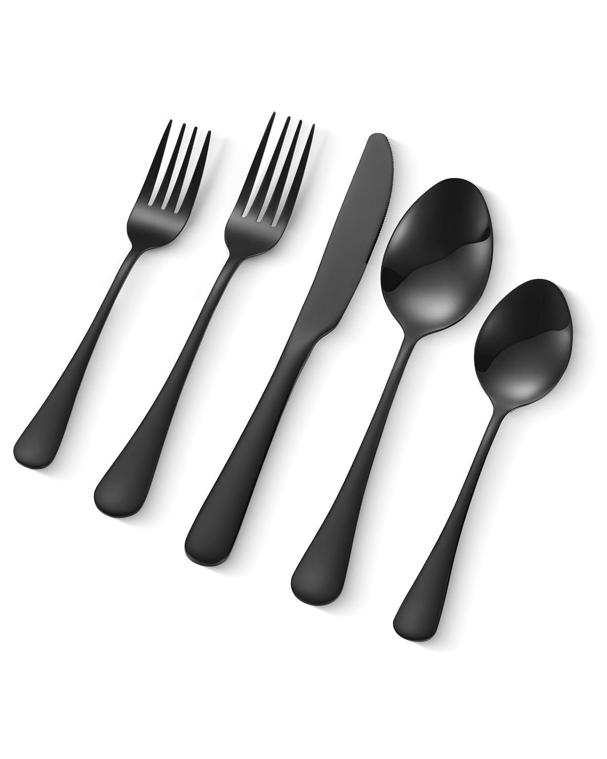VEVOR Lot de 30 couverts en acier inoxydable de qualité alimentaire avec finition miroir, passe au lave-vaisselle, pour la cuisine, la maison, service pour 6 personnes, comprend couteau, fourchette VEVOR Lot de 30 couverts en acier inoxydable de qualité alimentaire avec finition miroir, passe au lave-vaisselle, pour la cuisine, la maison, service pour 6 personnes, comprend couteau, fourchette