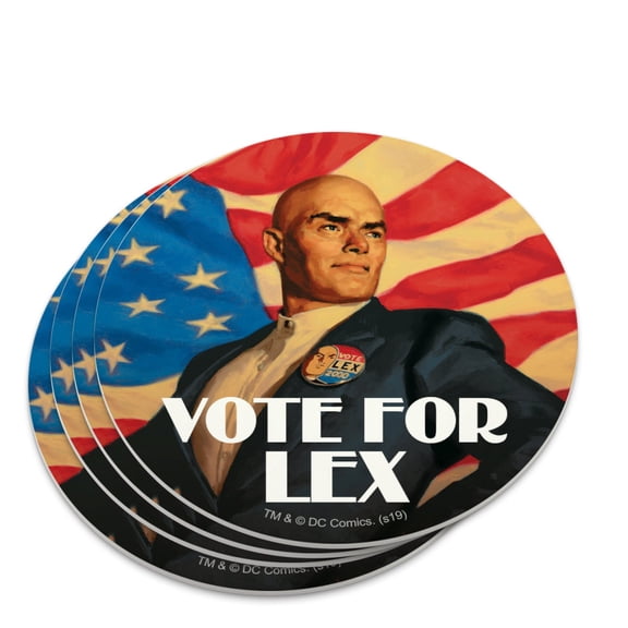 Superman Vote for Lex Novelty Coaster Set