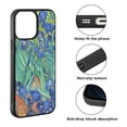 thumbnail image 2 of FINCIBO Soft Rubber Protector Cover Case for Apple iPhone 13 Pro Max 6.7" 2021 (NOT FIT Apple iPhone 13 mini 5.4" 2021/iPhone 13 Pro 6.1" 2021/iPhone 13 6.1" 2021), Irises Vincent Van Gogh, 2 of 5