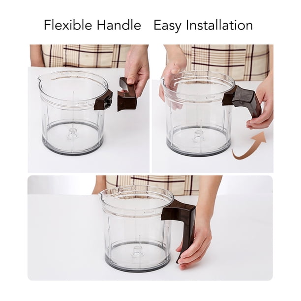 Manual Food Chopper & Salad Spinner - 3-Speed Hand Crank Vegetable Cutter For Kitchen