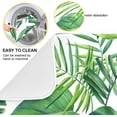thumbnail image 4 of Tropical Palm Leaves Dish Drying Mat for Kitchen Counter Green Monstera Leaf Absorbent Microfiber Drying Pad, Medium 16x18 in, Reversible Drainer Mats, 4 of 6