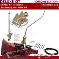 thumbnail image 1 of American Shifter  TH200 Shifter Kit Chrome 23 in. Swan E Brake Cable Clamp Clevis Trim Kit for DEFCE, 1 of 1