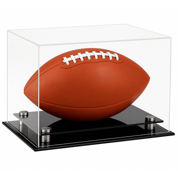 OnDisplay Deluxe UV-Protected Football/Rugby Ball Display Case