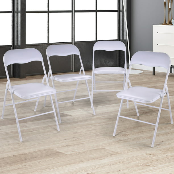 Veryke Folding Chairs Set of 4, Folding Chairs for Outdoor/ Indoor