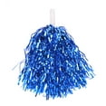 thumbnail image 4 of 72 Piezas Pompones de Porristas de Papel Metálico Pompones de Animadora con Manejar de Plástico para Adultos Niños Porristas Fiesta Azul, 4 of 8