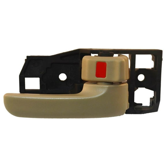 PT Auto Warehouse TO-2510E-RH - Inner Interior Inside Door Handle, Beige/Tan (Ivory) - Passenger Side Fits select: 2001-2003 TOYOTA HIGHLANDER