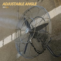 ELAYARD Heavy Duty Iron Wall Fan Mount Bracket Adjustable Rods for Home and Industrial Use