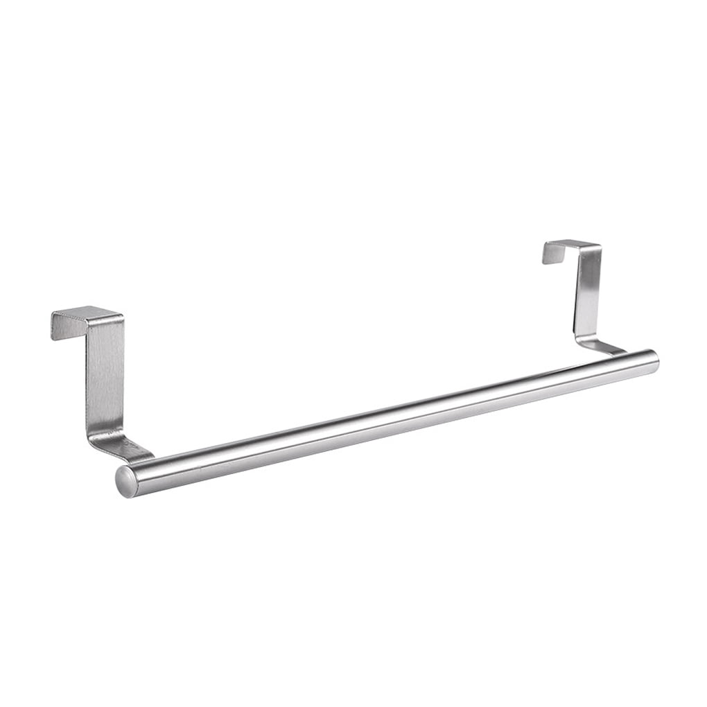 Stainless Steel Over Door Towel Rack Bar Holders for Universal Fit on