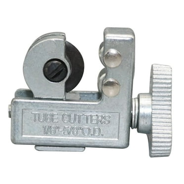 Mini Pipe&Tube Cutter Adjustable Tubing Cutter Diameter 1/8 to 5/8 Inches Perfect for Cutting Copper, Brass, PVC, Steel
