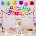 thumbnail image 6 of WarmHaven Rainbow Birthday Decorations, Colorful Happy Birthday Banner, happy birthday decorations for Girls Women Party Decorations, 6 of 7