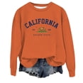 thumbnail image 1 of WEAIXIMIUNG Sweat à Capuche Zippé pour Femmes, Col Rond, Imprimé Lettres Anglaises, 1 of 3