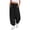 AA4-Black, variant on Kids Girls Baggy Sweatpants Elastic Waist Jogger Pants with Cuffed Ankles Loose Fit Lounge Trousers 4-14Y